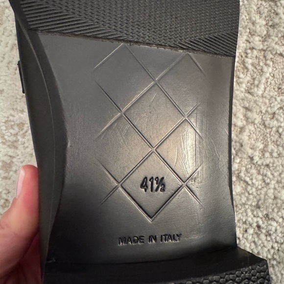 CHANEL Black Lambskin Quilted Loafers - Picture 8 of 8